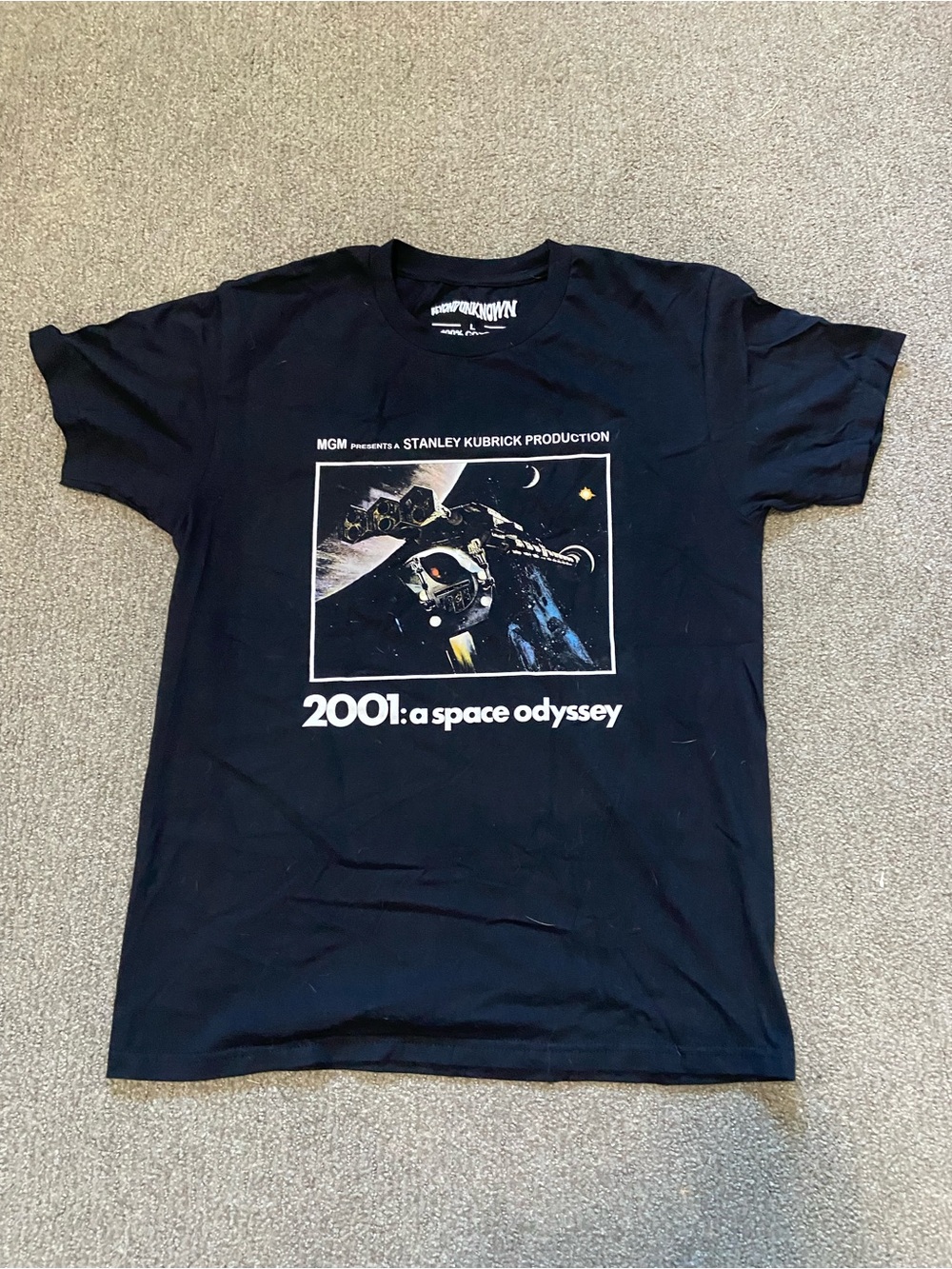 BeyondUnkown Men’s 2001: A Space Odyssey Graphic Tee - Black